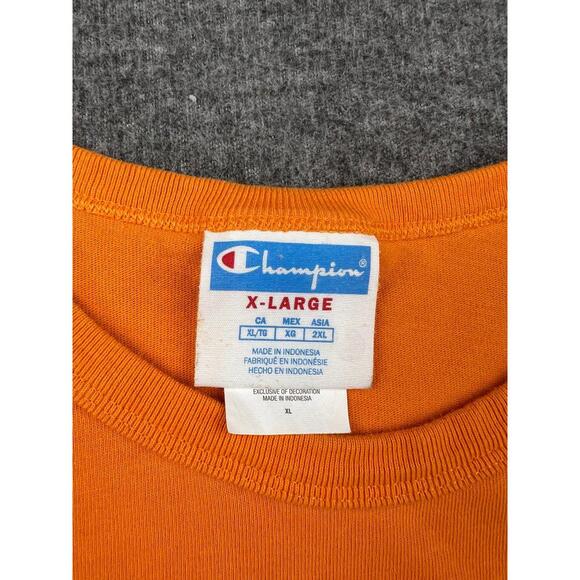 Champion Graphic Tee XLarge Vibrant Orange - Picture 2 of 5